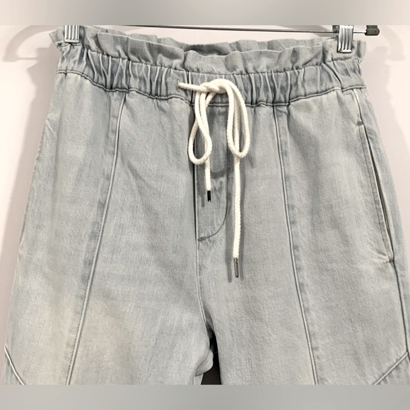 Excellent Condition, Pistola "Cam Paperbag Pants" in Light Wash, Size Small - Picture 4 of 11